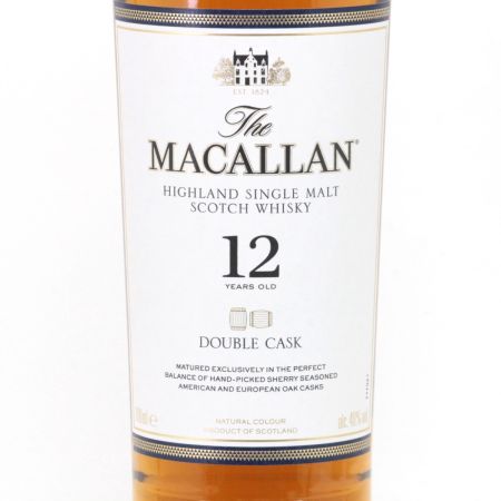  The MACALLAN マッカラン ハイランド シングルモルト ウイスキー 12年 ダブルカスク 700ml 40度 ギフトBOX付 未開栓