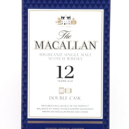  The MACALLAN マッカラン ハイランド シングルモルト ウイスキー 12年 ダブルカスク 700ml 40度 ギフトBOX付 未開栓