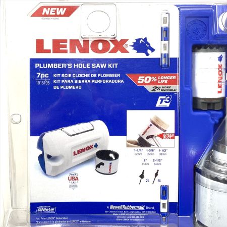  LENOX SPEED SLOT バイメタルホールソーキット 7pc 1815195 ケース付7点セット 1815187