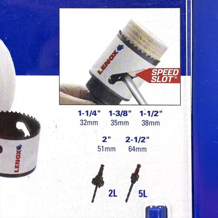  LENOX SPEED SLOT バイメタルホールソーキット 7pc 1815195 ケース付7点セット 1815187