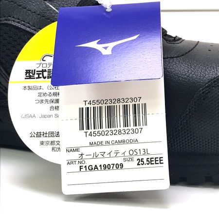  MIZUNO ミズノ 安全靴 プロテクティブスニーカーオールマイティ OS13L 25.5cm EEE F1GA190709 ブラック