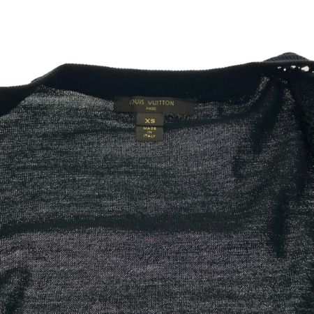 LOUIS VUITTON ルイヴィトン レディース カーディガン XSサイズ ブラック