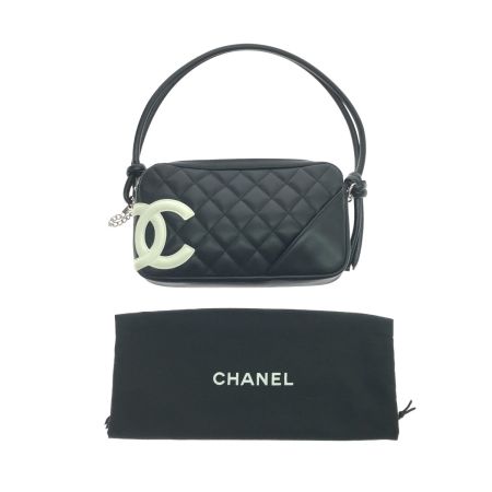  CHANEL シャネル アクセサリーポーチ カンボン ブラック