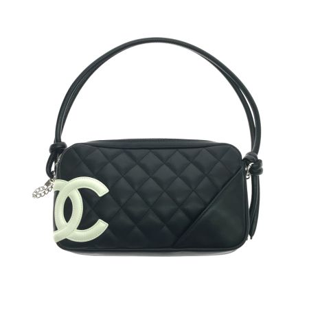  CHANEL シャネル アクセサリーポーチ カンボン ブラック