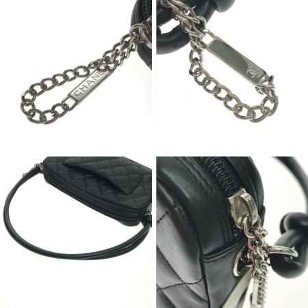  CHANEL シャネル アクセサリーポーチ カンボン ブラック