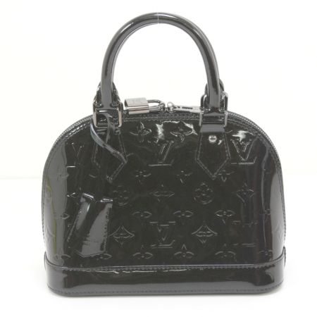  LOUIS VUITTON ルイヴィトン ハンドバッグ ヴェルニ ノワールマニエティック ストラップ付 M90063 ブラック