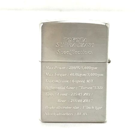   ZIPPO ジッポ TOYOTA トヨタ SUPRA スープラ 限定 No.0052 ライター