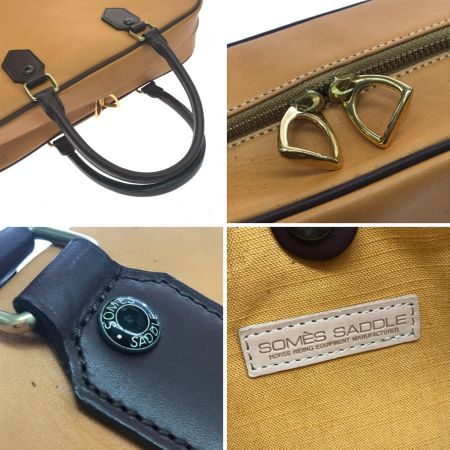  Somes Saddle ソメスサドル ボストンバッグ キャメル