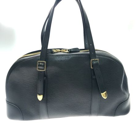  GEKKO×SOMES ボストンバッグ パドロック＆鍵付 金具破損あり ブラック