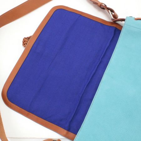  TOMORROW LAND トゥモローランド ショルダーバッグ スカイブルー