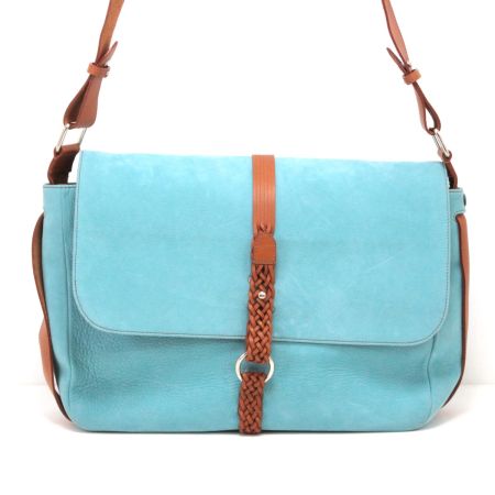  TOMORROW LAND トゥモローランド ショルダーバッグ スカイブルー