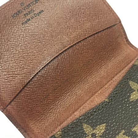  LOUIS VUITTON ルイヴィトン ケース 名刺入れ モノグラム アンヴェロップ・カルト・ドゥ・ヴィジット M62920 ブラウン