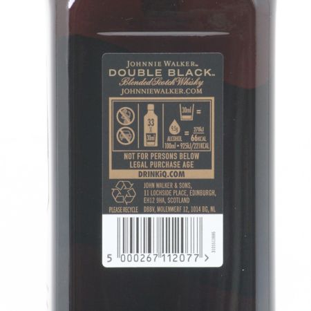 Johnnie Walker ジョニーウォーカー ジョニーウォーカー ダブルブラック スコッチウイスキー 1000ml 40度 未開栓