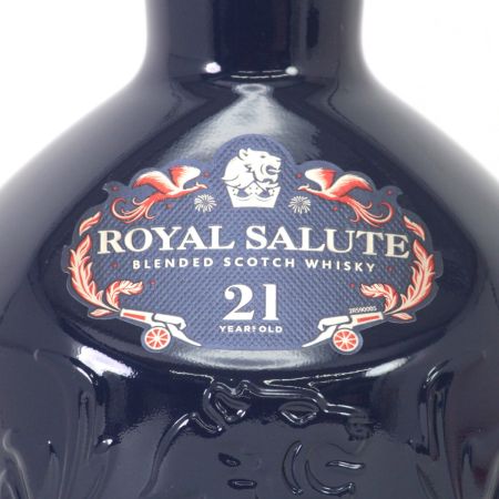  ROYAL SALUTE ロイヤルサルート 21年 シグナチャーブレンド スペシャルエディション 700ml 40度 青陶器 ギフトBOX付 未開栓
