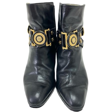  VERSACE ベルサーチ ショートブーツ 22.5cm  B830 ブラック