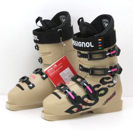  ROSSIGNOL ロシニョール スキーブーツ 25.5cm SUPER VIRAGE 125SC ベージュ