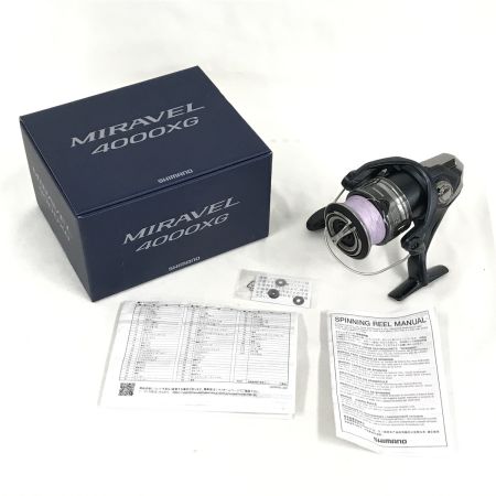  SHIMANO シマノ MIRAVEL ミラベル 4000XG 釣り用品 リール スピニングリール 045201