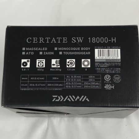  DAIWA ダイワ スピニングリール 21セルテートSW 18000-H 073373