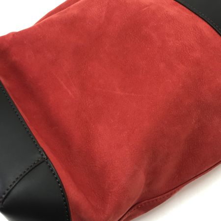  TOMORROW LAND×SOMES ショルダーバッグ レッド×ブラウン