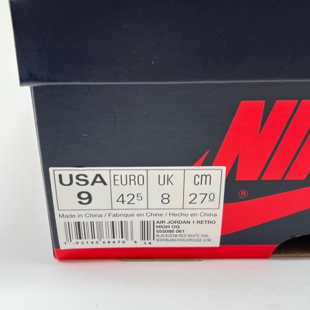  NIKE ナイキ AIR JORDAN1  RETRO HIGH OG 27cm  555088-061