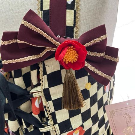  Metamorphose メタモルフォーゼ まどろみの浪漫バッスルJSK ブラック×ワインレッド