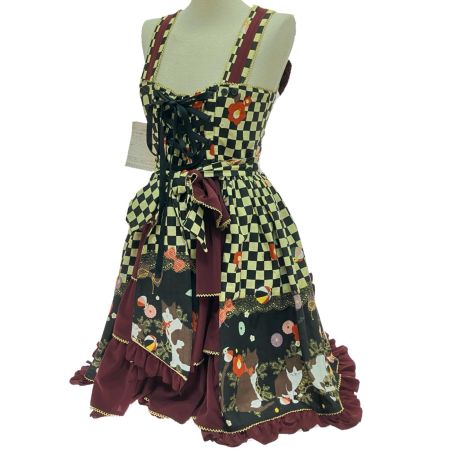  Metamorphose メタモルフォーゼ まどろみの浪漫バッスルJSK ブラック×ワインレッド