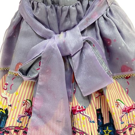  Metamorphose メタモルフォーゼ CL night carnival シャーリングジャンパースカート パープル