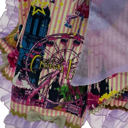  Metamorphose メタモルフォーゼ CL night carnival シャーリングジャンパースカート パープル