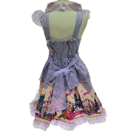  Metamorphose メタモルフォーゼ CL night carnival シャーリングジャンパースカート パープル