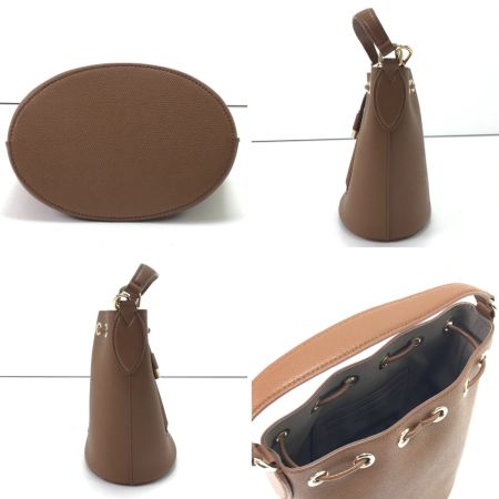  FURLA フルラ 2WAYショルダーバッグ クリオミニバケットバッグ WB00588 ブラウン