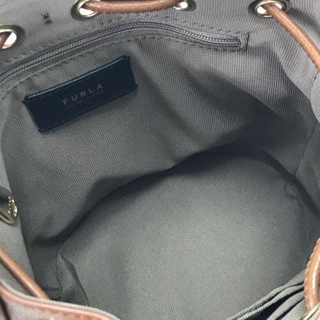  FURLA フルラ 2WAYショルダーバッグ クリオミニバケットバッグ WB00588 ブラウン