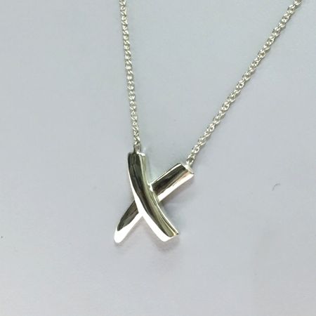  Tiffany & Co. ティファニー ネックレス SV 42cm キス/パロマピカソ