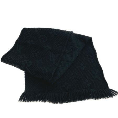  LOUIS VUITTON ルイヴィトン エシャルプ・ロゴマニア モノグラム ブラック