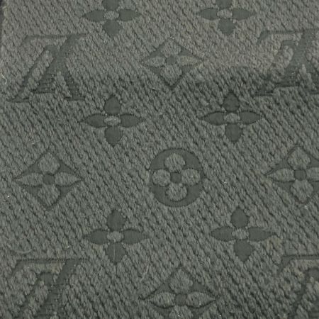  LOUIS VUITTON ルイヴィトン エシャルプ・ロゴマニア モノグラム ブラック