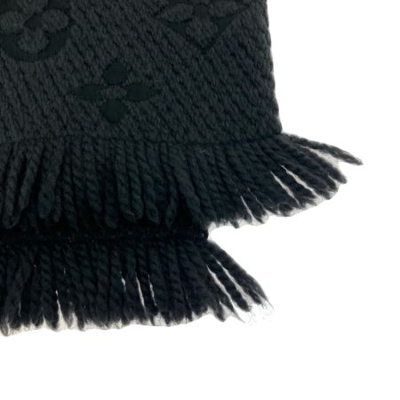 LOUIS VUITTON ルイヴィトン エシャルプ・ロゴマニア モノグラム ブラック
