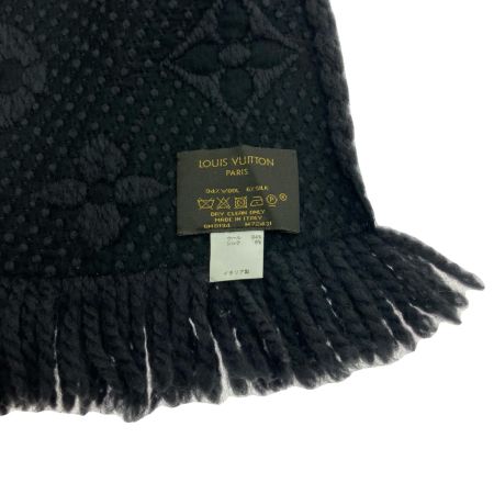  LOUIS VUITTON ルイヴィトン エシャルプ・ロゴマニア モノグラム ブラック