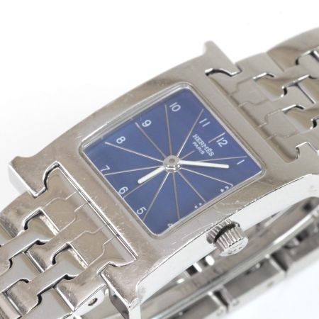  HERMES エルメス Hウォッチ レディースクォーツ腕時計 HH1.210