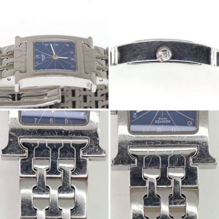  HERMES エルメス Hウォッチ レディースクォーツ腕時計 HH1.210