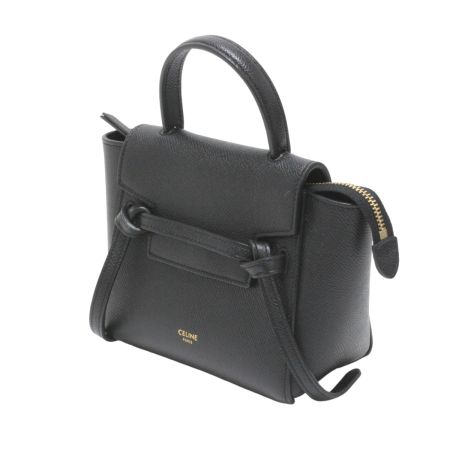  CELINE セリーヌ ベルトバッグ ピコ ハンドバッグ 194263ZVA.38NO ブラック