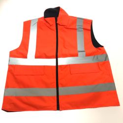 $$  作業ウェア 安全ベスト XLサイズ オレンジ Sランク