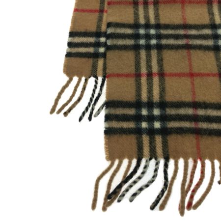  Burberrys バーバリーズ マフラー LAMBSWOOL ノバチェック柄 ブラウン