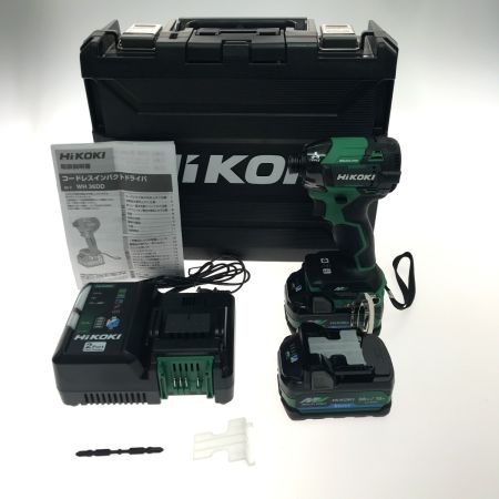  HiKOKI ハイコーキ インパクトドライバ WH36DD グリーン