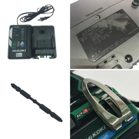  HiKOKI ハイコーキ インパクトドライバ WH36DD グリーン