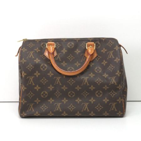  LOUIS VUITTON ルイヴィトン モノグラム スピーディ30 ハンドバッグ M41526 ブラウン