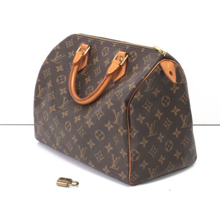  LOUIS VUITTON ルイヴィトン モノグラム スピーディ30 ハンドバッグ M41526 ブラウン