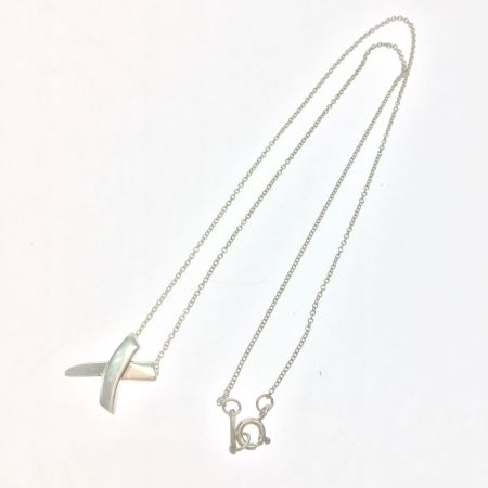  Tiffany & Co. ティファニー ネックレス キス/パロマピカソ SV 41cm 　