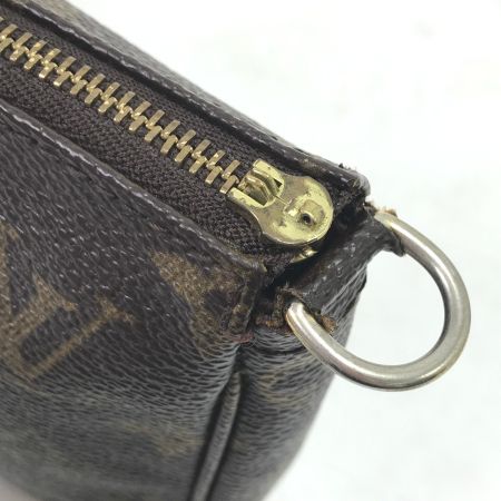  LOUIS VUITTON ルイヴィトン ポーチ モノグラム アクセサリーソワール ストラップ付 ファスナータブ欠損 M51980