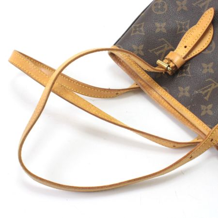  LOUIS VUITTON ルイヴィトン モノグラム プチ・バケット トートバッグ《ジャンク品》 M42238 ブラウン