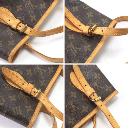  LOUIS VUITTON ルイヴィトン モノグラム プチ・バケット トートバッグ《ジャンク品》 M42238 ブラウン