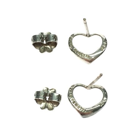  Tiffany & Co. ティファニー ピアス オープンハート/ポスト SV